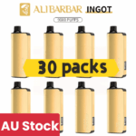 Alibarbar Ingot 9000 puffs-30 pack Multiple Flavours(Ship from Sydney)