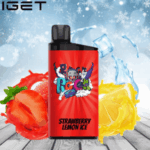 IGET BAR STRAWBERRY LEMON ICE  3500 Puffs Disposable Vape - Image 2