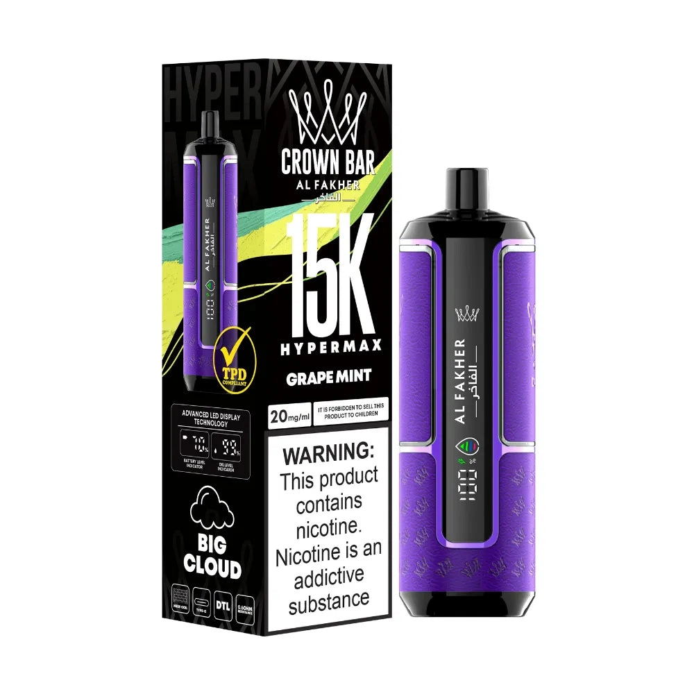 Al-Fakher-Crown-Bar-15000.webp - Notable Vape Australia
