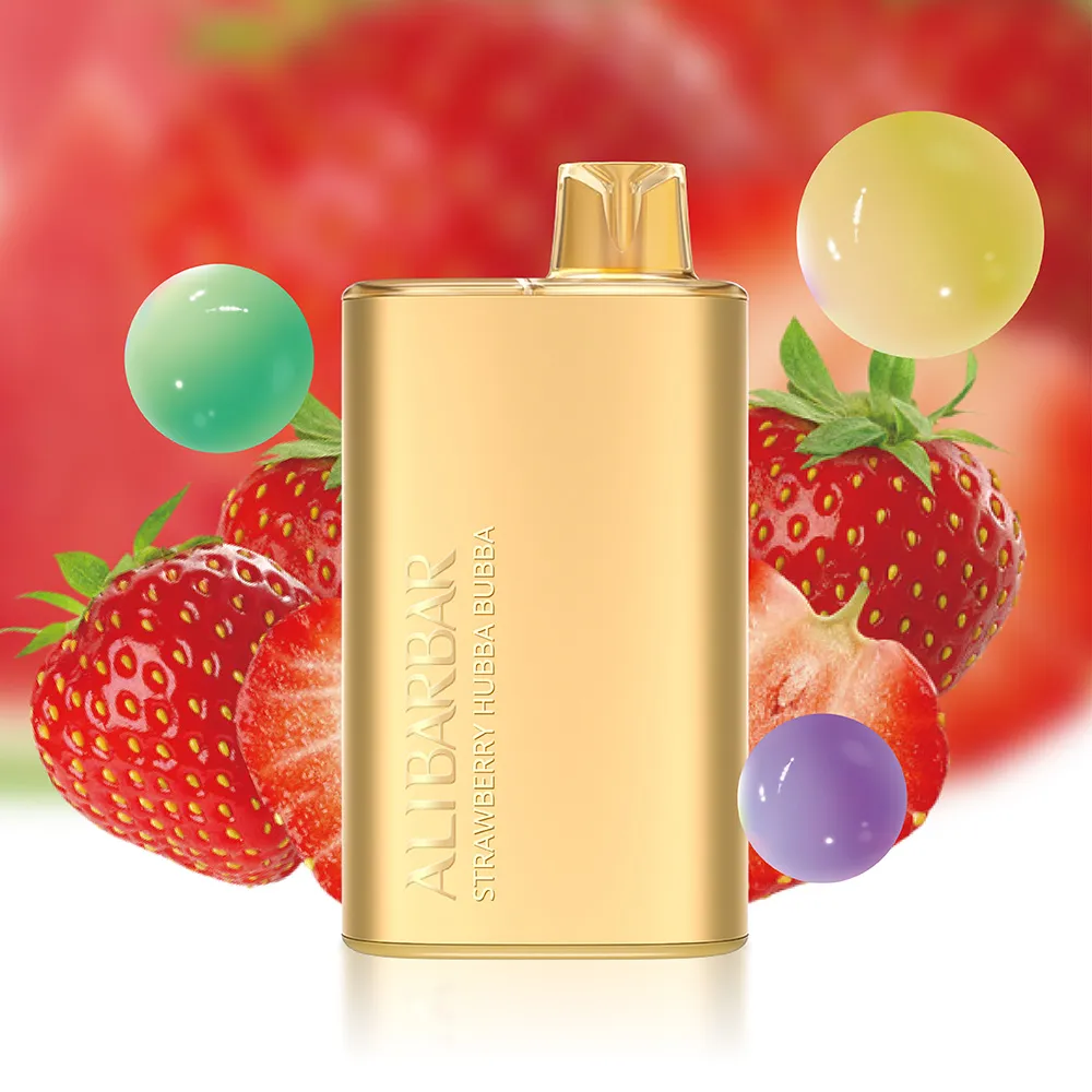 Alibarbar-Rich-8000-Puffs-Strawberry-Hubba-Bubba.webp - Notable Vape Australia