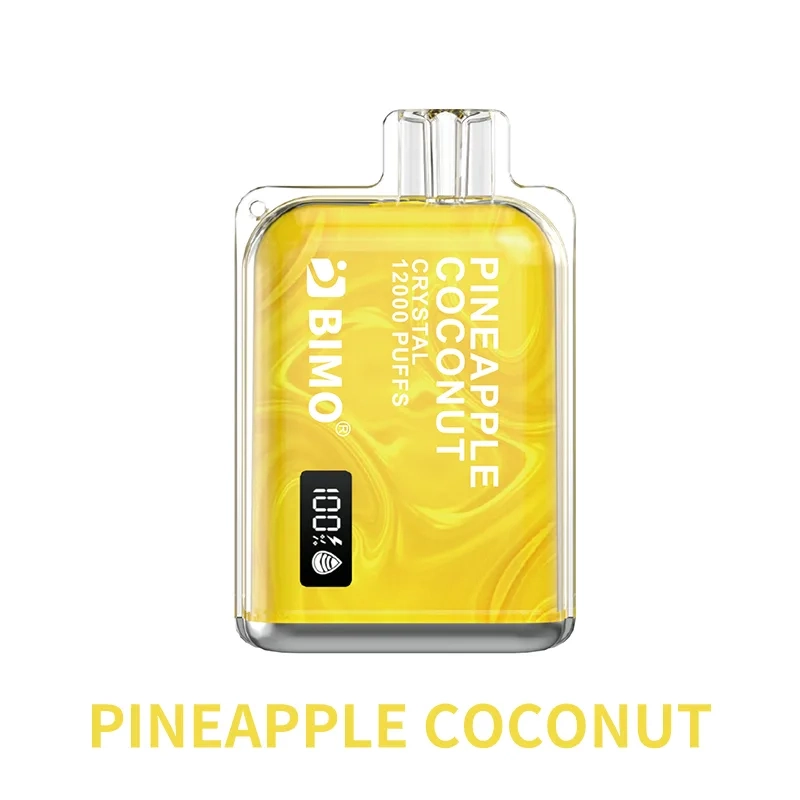 BIMO-Crystal-12000-Puffs-Pineapple-Coconut.webp - Notable Vape Australia