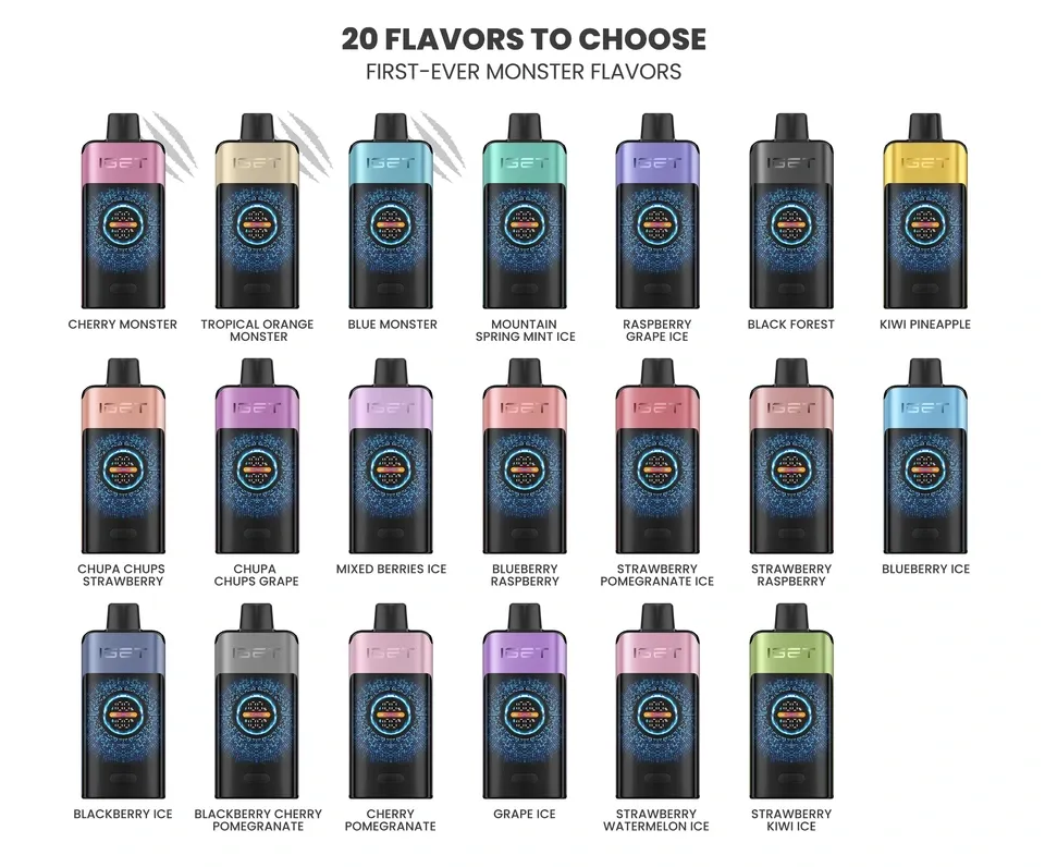 IGET-ONE-20-FLAVOURS-TO-CHOOSE.webp - Notable Vape Australia